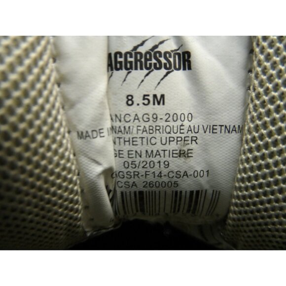 AGGRESSOR Men's Low-Cut Steel Toe Steel Plate Saftey Hiking Shoes Gray Size 8.5M - Picture 8 of 8